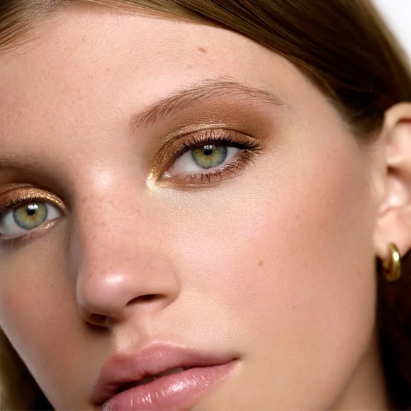 Rose Inc. SATIN & SHIMMER duet eyeshadow in cocoa and white gold - Picture 5 of 7